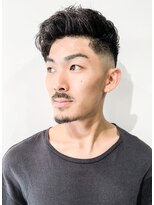 フジヤマ バーバー ショップ(FUJIYAMA BARBER SHOP)&nbsp;オールバック七三ツイストパーマコンマヘア