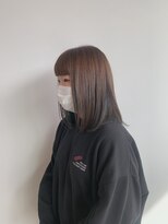 トップヘアーヒルズ 安城(TOP HAIR HILLS)&nbsp;さらつやミディアム/アースカラー/ヘルシースタイル