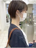 <LESS伏見>髪質改善トリートメントでサラサラマッシュショート☆