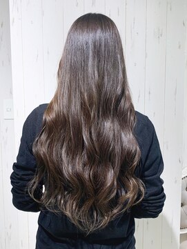 ラ ブランシュ 大宮(La Blanche) 大宮/ミニウルフ/テラコッタ/デジタルパーマ/くすみブルー/前髪