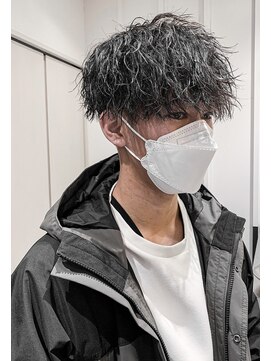 ヘアアンドフェイス ルースト(hair&face ROOST) 【ツイスパ60%】波内質感前下がりスタイル