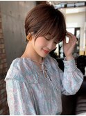 30代40代50代◎大人ナチュラルレイヤーショートボブ 表参道