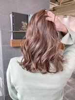 イロプラスソイ(iro + soi)&nbsp;▲卒業式ヘア！ミルクティーグレージュ×ほんのり色っぽセミディ