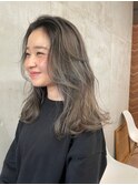 ダブルカラーでつくる シアーグレージュ