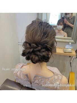 ワット 原宿店(W) 結婚式ヘアセット/上品アップスタイル/ヘアアレンジ