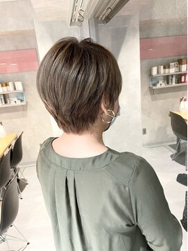 アイディール(:ideal) 30代40代☆ケアブリーチでハイライト☆白髪染めなしで白髪ぼかし