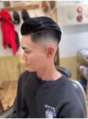担当西村　スリックバック(オールバック)