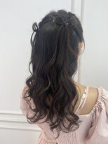 ランド 原宿表参道(LAND)&nbsp;ヘアセット/ヘアアレンジ/ハーフツイン/ツインテール