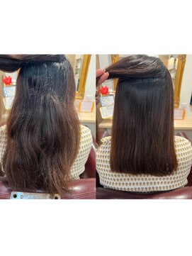 トムヘアーデザイン 楠葉店(TOM HAIR DESIGN) 艶髪／艶髪ストレート／縮毛矯正