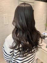 艶々トリートメント巻き髪アレンジロング前髪カット