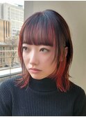 ボブ/レイヤーカット/インナーカラー/ブラウン/air榊原