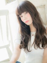 モッズ ヘア 福岡姪浜店(mod's hair) mod's姪浜/ミルクティーアッシュ波巻きカールゆるふわロングh