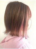 ベージュブラウン×ピンクインナー【見附】【長岡】