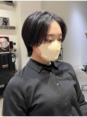 ショートウルフカットネオウルフカット顔まわりレイヤーカット