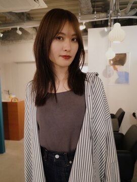 ヨー(Yoh-) 【レイヤーカット/星亘祐】顔周りカット/ヘルシーヘア