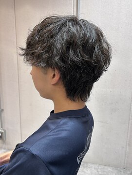 ボルタノット(volta∞knot) メンズウルフ×クセ毛風パーマ