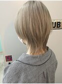 【cuzKLUB】ストレートショートウルフベージュ【池袋】
