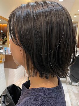 クラップス 横須賀中央店(CLAPS) マッシュショート丸みショート黒髪ショートベリーショート40代