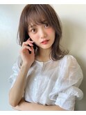 くびれヘア×レイヤーカット