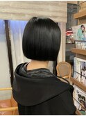 ブルーブラック×ぷっつりミニボブ♪♪