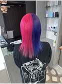 aハイトーンホワイトミルクティーピンクケアブリーチ福岡天神