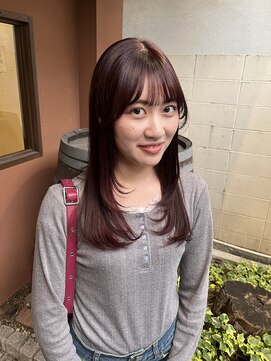 ココカラヘアー ニコ(cococara hair nico) レイヤーカット/暖色カラー/レッドブラウン