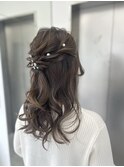 long  hair arrange