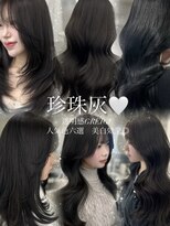 アイシー 表参道(ICY)&nbsp;韓国風ヘア◇しっかり暗めブルーカラー&レイヤーカット