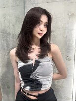 ジーナ 梅田(Zina) 髪質改善＊ショコラブラウンゆるくびれヘアロング＊【Zina梅田】