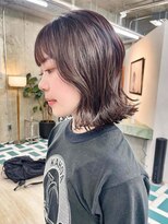 ノエ(noe)&nbsp;くびれヘア/アプリコットオレンジ/ハイライトカラー/栄r140