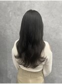 プルエクステ/ナチュラルカラー/ダークトーン/韓国風/ロング