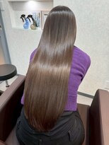 アリアツイン バイ エクラート 池袋西口店(ARiA TWiN by ECLART)&nbsp;艶ストレート×グレージュ[髪質改善][縮毛矯正]