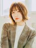 エヌドット白髪染め根本３cm以内＋カット＋Bトリートメント￥11440→
