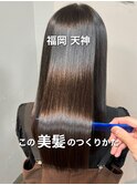 ＊やわらか質感の酸熱トリートメント×髪質改善＊