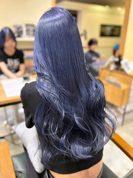 シエル 天神店(CIEL) ネイビーブルー☆【ブリーチ】