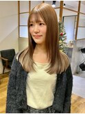 デザインカラーロング【20代/30代/イルミナカラー/髪質改善】