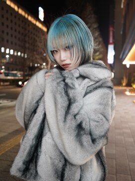 スリー(three) TURQUOISE × BROWN【セクションカラー】