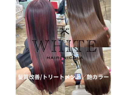 ホワイト(WHITE HAIR@NICOLA)の写真