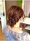ゆるふわ下めアップ【横浜/ヘアセット/着付け/ヘアメイク】