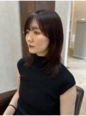 ボルドーカラー 髪質改善 プレミアムカラー【momoka】