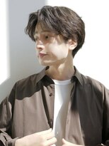 ロウ 銀座(RAW)&nbsp;パーマセンターパート　ナチュラルセンターパート　銀座