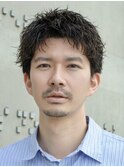 波巻きツイストスパイラルテーパーフェードアクティブショート