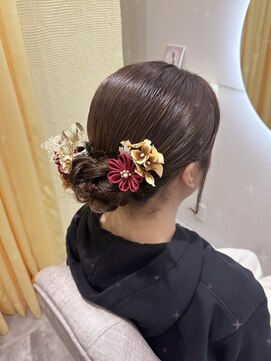 ヘアセット クラン ソア 心斎橋店(hair set Clan soar) シニヨン