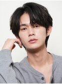 ナチュラルなセンターパート