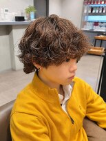 スタイルメンズ 藤沢(STYLE MEN)&nbsp;STYLE MENメンズカットダウンバング茶髪40%シャドウパーマ藤沢