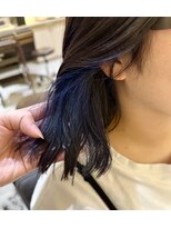 ミモザ(MIMOSA)&nbsp;インナーカラー×ネイビー