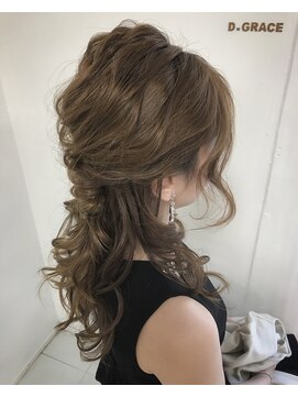 トータルビューティーサロン ディーグレース(TotalBeautySalon D.Grace) ブライダルハーフルーズアップ☆