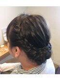 人気の編み込み風セット♪