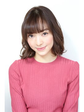ヘアーサロン カーサ(hair salon Casa) 軽め前髪とナチュラルウェーブ