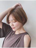 加藤貴大30代40代オススメ大人かわいい厚めバング耳かけショート
